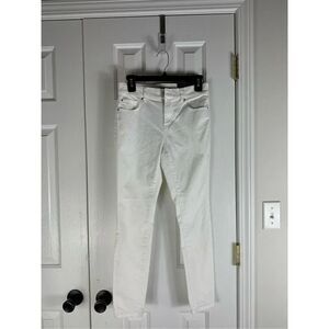 NWT Ann Taylor Womens White Jeans Size 2P